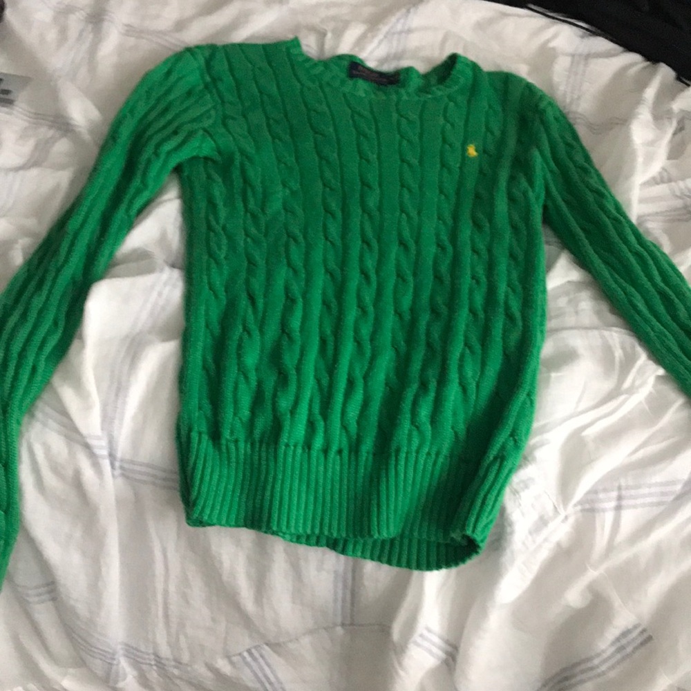 Green Ralph Lauren sweater